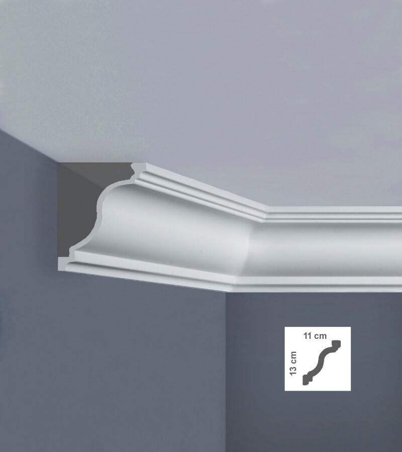 Charlotte - Lightweight Coving showing dimensions