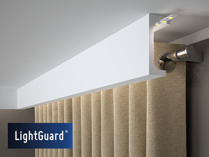 QL046 - Curtain Profile with Light Guard